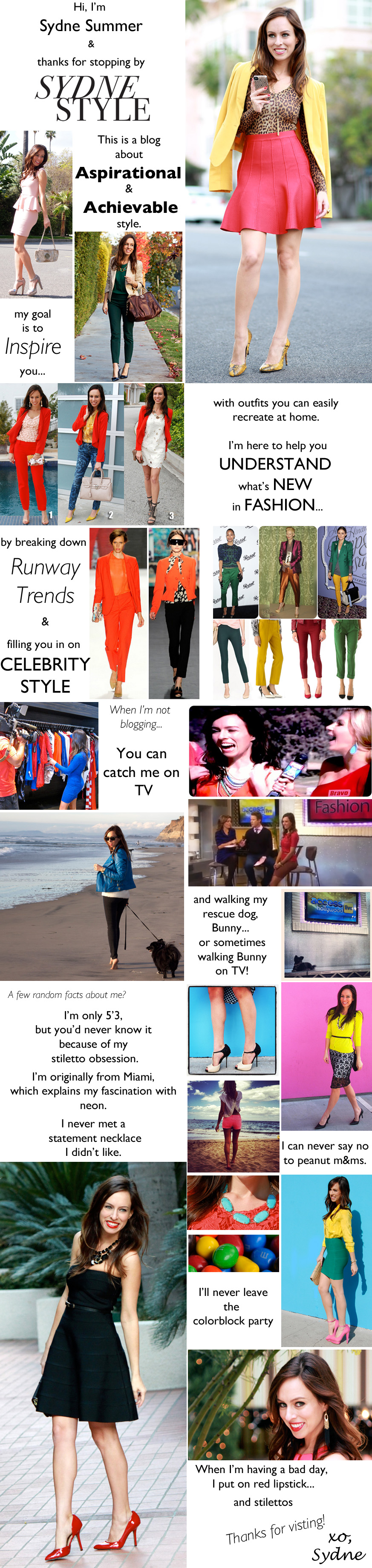 About Sydne Summer Sydne Style Fashion Blogger Style Expert TV Host