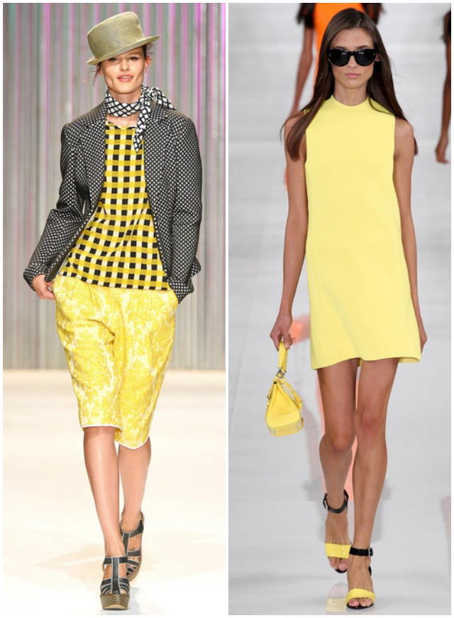 Spring 2014 Fashion Week Trends Yellow Sydne Style