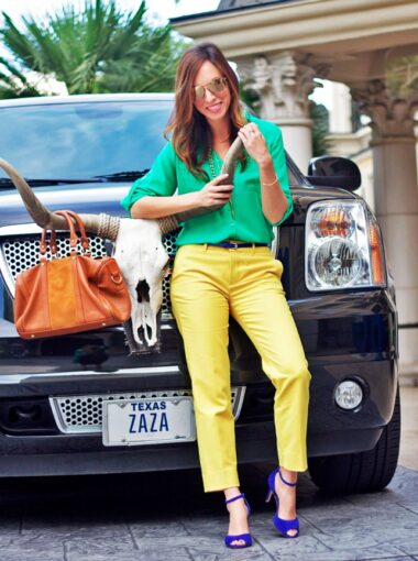 Sydne Style how to do the colorblock 
