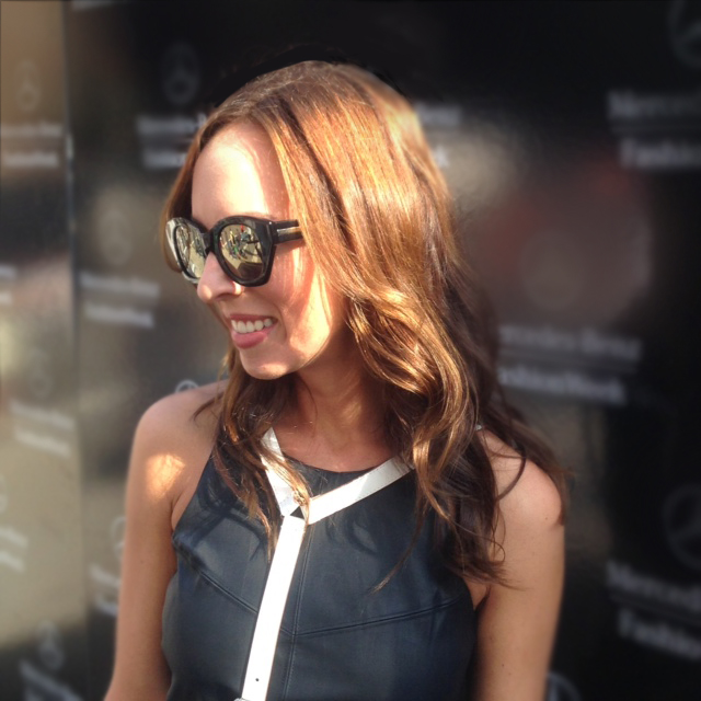 Sydne Style Clear Hair Trend Report middle part loose waves runway