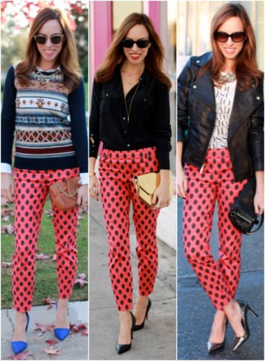 Sydne Style how to wear printed pants j 