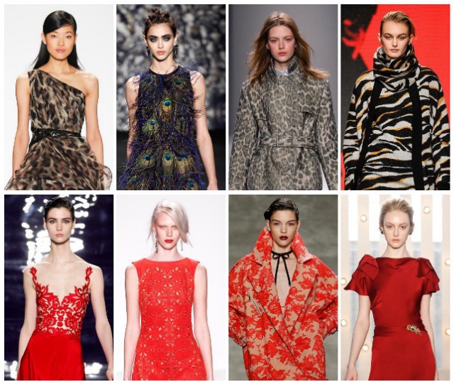 Sydne Style a to z trend guide animal prints red fall winter 2014 fashion week guide