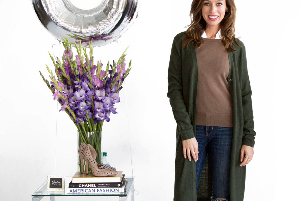 Sydne Style gives tips on how to wear neutrals with olive green
