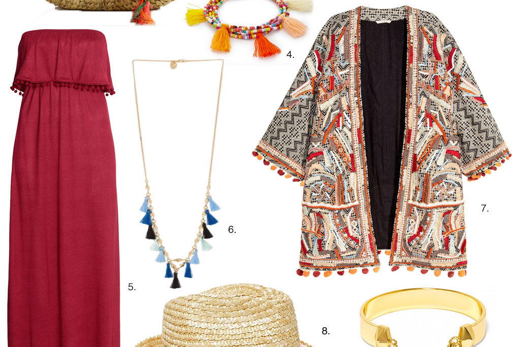 Sydne Style rounds up the best pom pom shopping spring break style coachella festival tassel jewelry