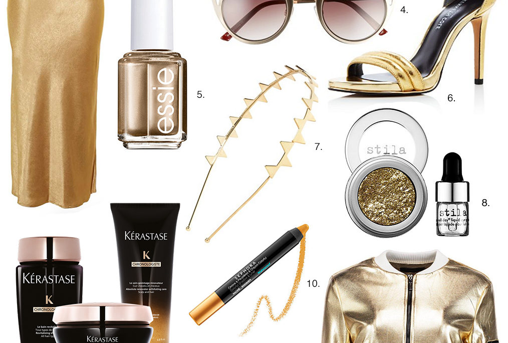 Sydne Style rounds up the best gold fashion and beauty for the olympics 2016