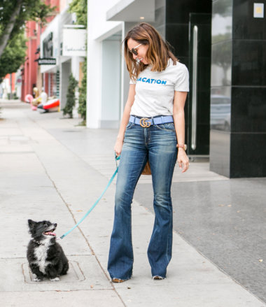 Sydne Style wears citizens of humanity 