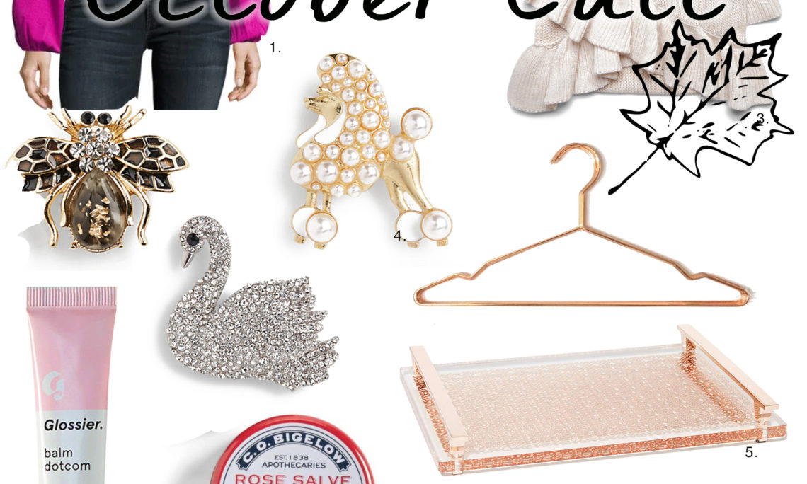 Sydne Style rounds up the best october shopping guide with books and accessory trends