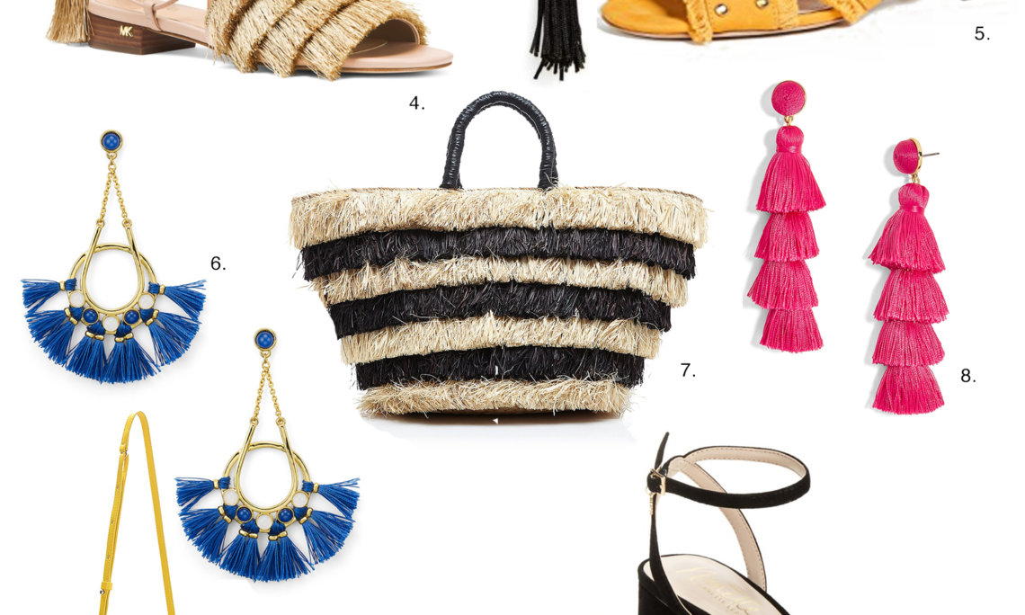 Sydne Style rounds up the best fringe accessories for spring with online coupon codes