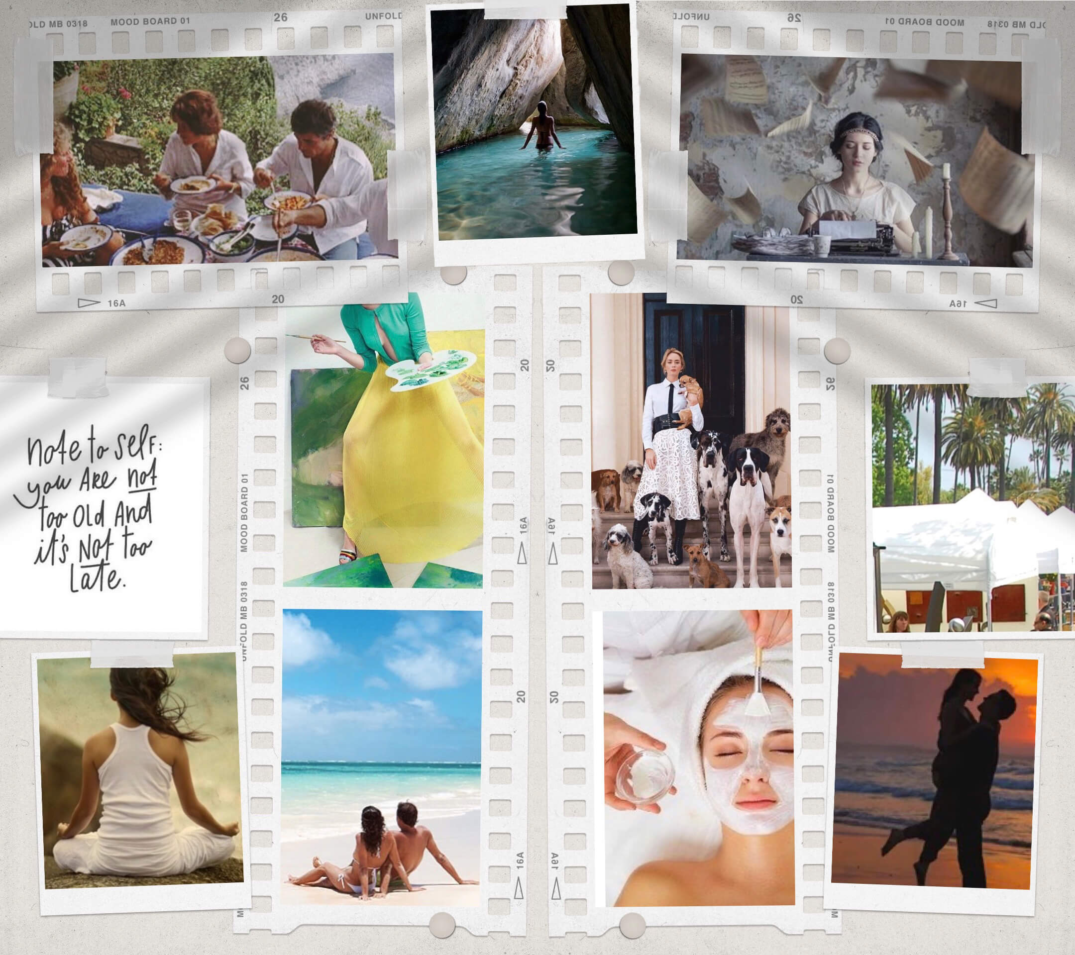 Sydne Style shows how to create a vision board online