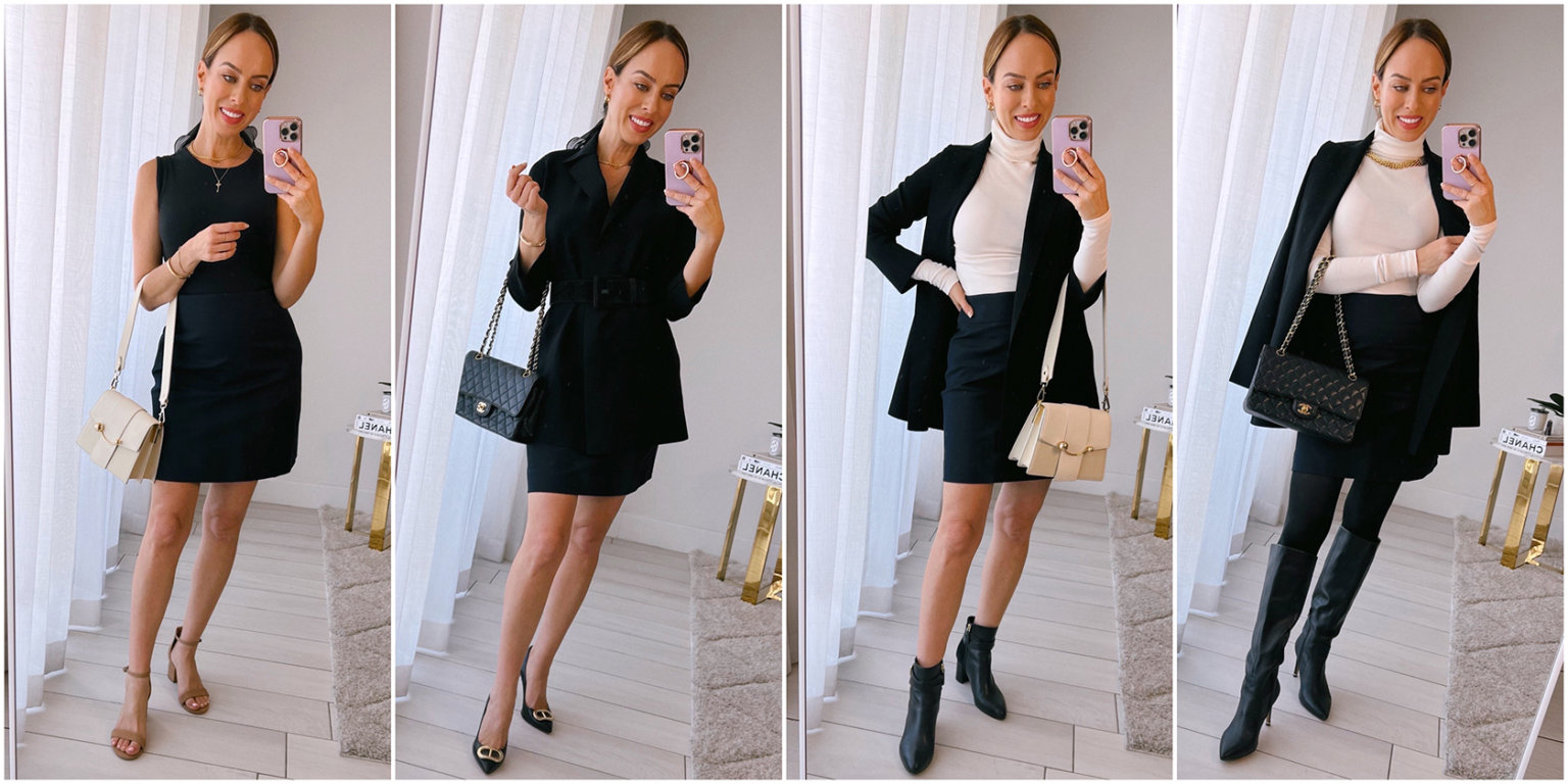 6 Ways to Wear a Black Mini Skirt from Summer into Fall Sydne Style